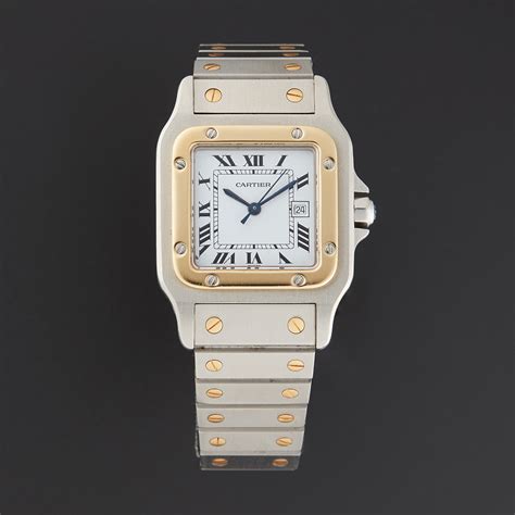 small cartier santos watch|used cartier santos for sale.